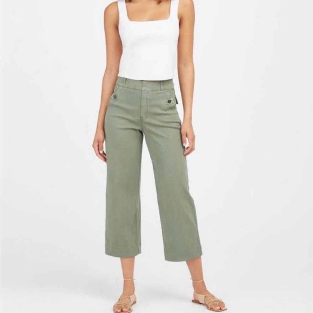 SPANX Women's Olive Green Chinos